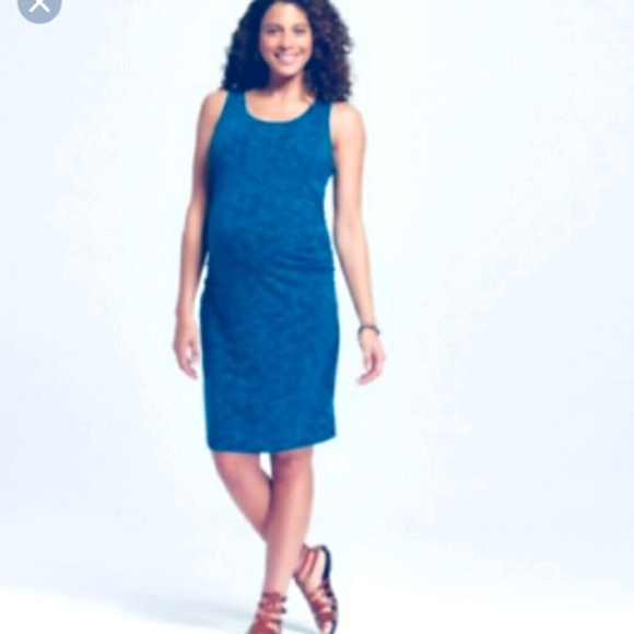 Liz Lange for Target Dresses & Skirts - Women MATERNITY TEAL STRETCH SPACE TANK DRESS Liz Lange for Target Dresses & Skirts - Women MATERNITY TEAL STRETCH SPACE TANK DRESS
